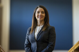 Leslie Torres-Rodriguez, superintendent of Hartford Public Schools, at Hartford Public High School on Dec. 20, 2021.
