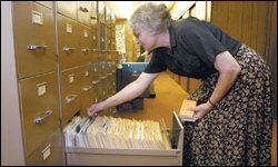Judy Frey works alongside her husband at Educational Research Analysts. The couple's adult children also help periodically.