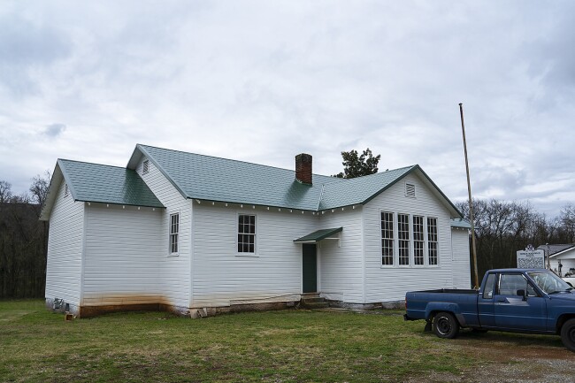 The Loudon School (also known as Dunbar Public School and the Dunbar School Community Center), a Rosenwald school in Loudon, Tenn., pictured on March 13, 2021.