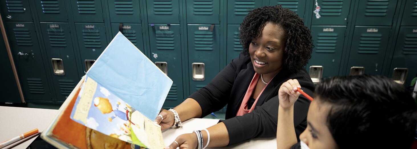 Natasha Harris, principal of Lynn Hale Elementary School in Arlington, Tex., is an alum of the Holdsworth program for school leaders.