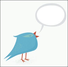 Twitter bird.