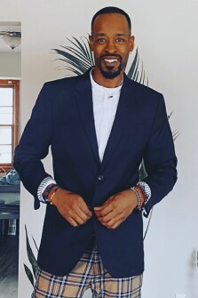 Abdul Wright, an eighth grade ELA teacher and instructional coach at Harvest Best Academy.