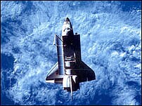 Challenger in Orbit. NASA