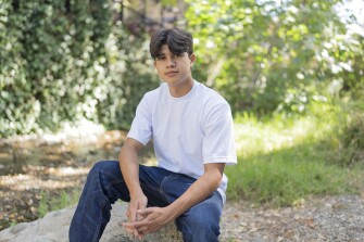 Nathanael Severn, a senior at San Luis Obispo High School, pictured in downtown San Luis Obispo, Calif., on June 7, 2022.