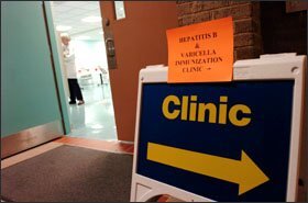 The Southeastern Health Center in Laurel, Md., was added by Maryland health officials as a place where students could get required vaccinations by a January deadline.