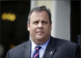 New Jersey Republican Gov. Chris Christie