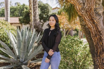 Lexy Moreno, a senior at Pacific Beach High School, pictured in downtown San Luis Obispo, Calif., on June 7, 2022.