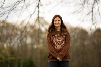 April 20, 2023: A mastery-based learning program was implemented at Haddam-Killingworth High School in Higganum, Conn., by Principal Donna Hayward. Ms. Hayward was named the 2023 National Principal of the Year by the National Association of Secondary Principals. The vision of the program, created for graduating seniors, is to ensure all students are prepared for college, career, and civic life through multiple and flexible pathways for learning, including mastery-based systems of accountability for student growth. Abby Jones, 17, of Killingworth, completed the program.