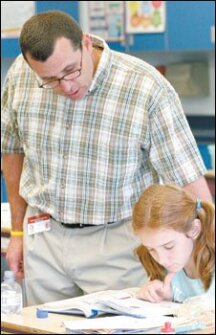 Pete Villa, a 4th grade teacher since 1987, is an exception to the rule: Just 9 percent of elementary school teachers are men. And many of their students come from single-parent homes. "What happens a lot of the time is that there are children who don't have a male influence in their lives," Villa says. "I think they look to me for that."