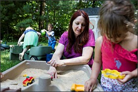 Lora Reyes, a licensed family child-care educator, supervises children at Lora’s Little Ones, which she operates out of her home in Westfield, Mass. She was certified as a child development associate two years ago and is working toward a psychology degree, part of a push in the early-education field to boost the skills of those providing services to young children.