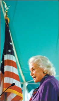 U.S. Supreme Court Justice Sandra Day O'Connor, shown in 2004, is retiring after a 24-year tenure with many influential opinions for education.