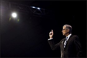Former FCC Chairman Tom Wheeler, speaking at INTX: The Internet & Television Expo in 2015, has been critical of the new direction of the commission under the leadership of Ajit Pai.