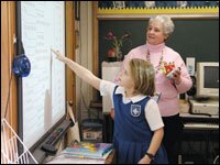 2nd-grade teacher Mary Ellen Ourada