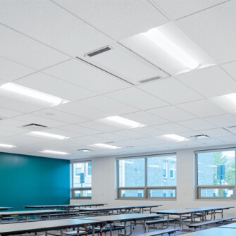 Classroom ceiling with Armstrong Ceiling & Wall Solutions