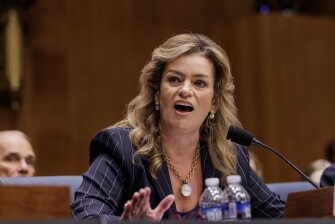 Penny Schwinn, nominee for deputy secretary of education for the Department of Education, and Kimberly Richey, nominee for assistant secretary for civil rights in the Department of Education, appear before the Health, Education, Labor and Pensions committee in Washington, D.C., on June 5, 2025.
