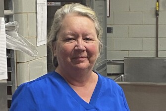 Ms. Helga Gaecklein, cafe manager, 71st Classical Middle School, Fayetteville, N.C.