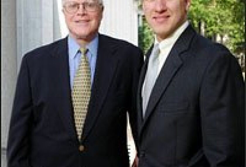 James W. Guthrie, left, and Matthew G. Springer direct the National Center on Performance Incentives.