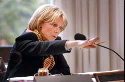 Texas board of education President Geraldine Miller.