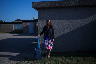 Melody Arabo, a teacher at Keith Elementary School in West Bloomfield Hills, Mich., commuted back and forth in 2017 between her job as a teacher ambassador fellow at the U.S. Department of Education and her home in Michigan—part of her commitment to representing her fellow teachers. The job of the teacher fellows is to represent teachers’ perspectives to federal policymakers.
