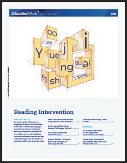 Title Page for Reading Intervention Spotlight Bv2 2021