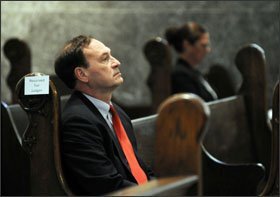 U.S. Supreme Court Justice Samuel A. Alito Jr. is viewed likely to favor hearing a case on religious expression in schools.