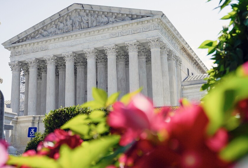 The U.S. Supreme Court is seen on July 13, 2023, in Washington.