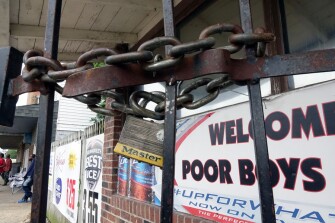The town and businesses have struggled for many years. Jobs and agriculture that once sustained the area are gone, and businesses are boarded up and vacant throughout the town as a result.