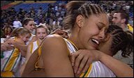 A scene from "The Heart of the Game"