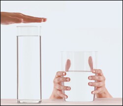 Scholars say gestures may signal how well pupils grasp such basic ideas as how the shapes of glasses affect the volume of water they hold.