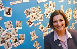 Nina Zolt at the In2Books office in Washington D.C.