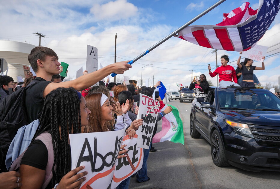 Free Speech Debates Resurface With Student Walkouts Over ICE Raids