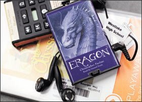Audio books and digital players are available in the Westlake High School Library in Austin, Texas. School libraries are going digital as students navigate a media-rich environment.