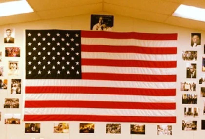 A history classroom at Alta Vista High School, Mountain View, Calif.