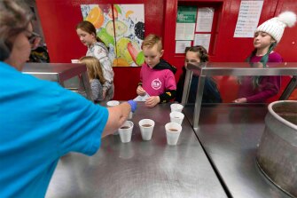 R.L. Wright Elementary School's program, Family Activity Building, pairs younger students with older students, as well as a staff member–from the teachers to the secretary.