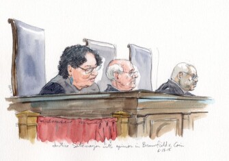 Justice Sonia Sotomayor delivers the majority opinion in Brumfield v Cain, that held that Kevan Brumfield, who was convicted in 1993 for killing a police officer in Louisiana, is entitled to have a new hearing to determine if he is mentally disabled, making him ineligible for the death penalty.