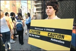 A new school year opens at Stuyvesant High School in Lower Manhattan last week. Despite experts’ assurances, worries about the school’s air quality are among the reminders of Sept. 11, 2001.