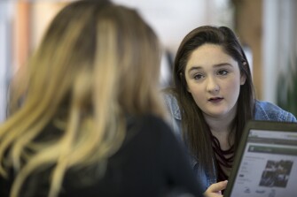 As a future high school science teacher, Michaela Stethen, an iLEAD junior, knows that she can get an annual salary of $37,358. But she must earn a bachelor’s degree first.