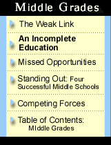 Middle Grades: Feeling the Squeeze