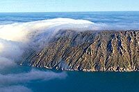 Little Diomede in the Bering Strait.