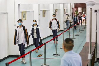 Senior students returned to classes on Wednesday in the central Chinese city of Wuhan, the epicenter of the coronavirus pandemic, after no new cases or deaths were reported from the outbreak that had prompted a 76-day quarantine in the city of 11 million.