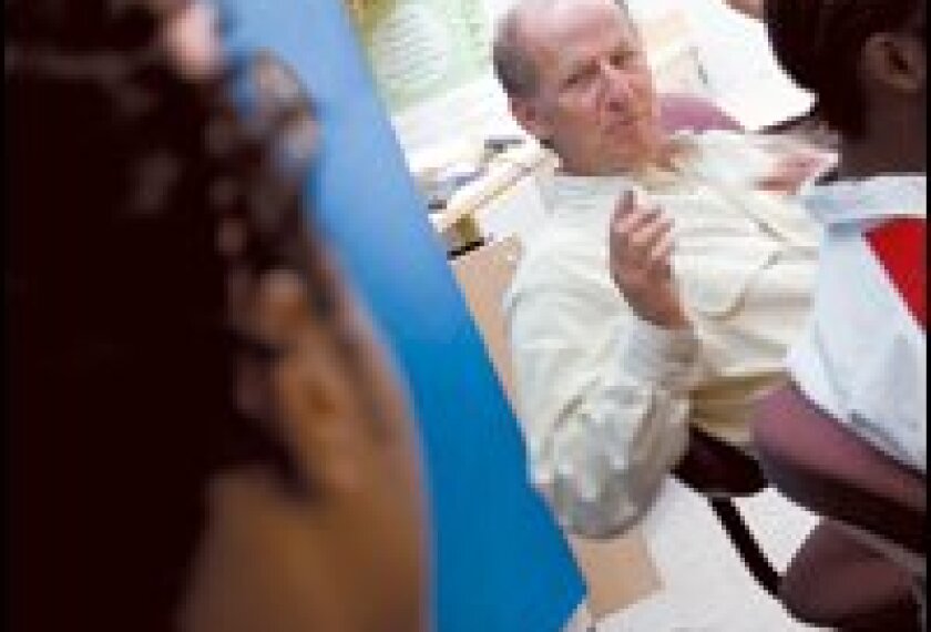 Larry G. Rosenstock, the co-founder of High Tech High in San Diego, says he started a charter-management organization to help replicate the school's model and "to change the world."