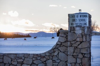 The Wyoming Girls School, which serves court-ordered delinquent girls ages 12-21, works to avoid most visible signs of security. But it makes use of its rural location—set just beyond the center of town in Sheridan, Wyo., abutting the town’s small airport runway—both for security and pedagogy.