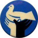 "Racial Harmony," 1970s button from Creative Dynamix