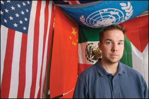 Eric Hamlin, who refused to take down his flags, urges educators to stand up for academic standards.
