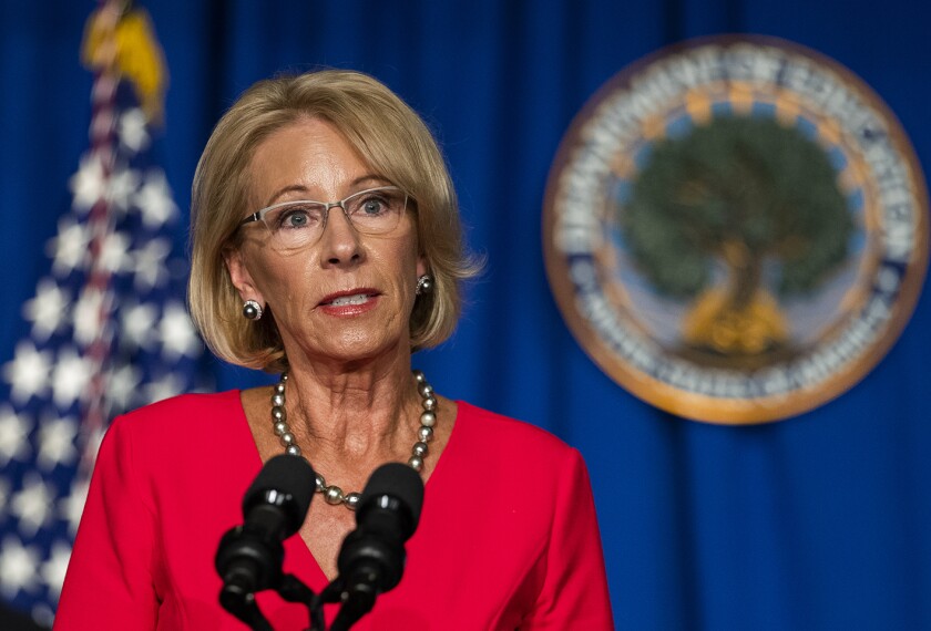 Betsy DeVos Resigns a Day After Pro-Trump Mob Storms U.S. Capitol