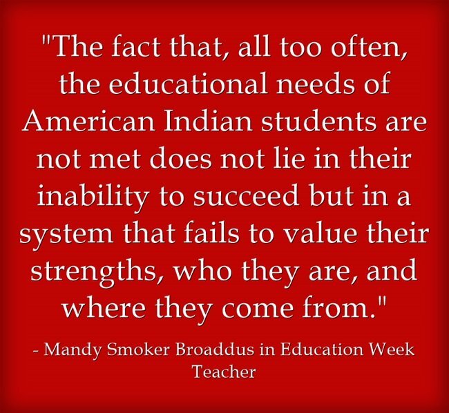 Response Meeting The Needs Of Native American Students Opinion Response Meeting The Needs Of Native American Students Opinion