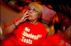 Attendee at a National Union of Teachers conference.