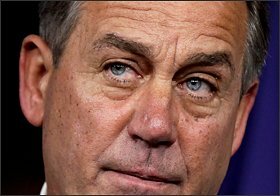 Speaker of the House John Boehner, R-Ohio, sparred with President Barack Obama over the debt deal.