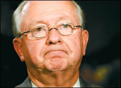 Alabama Superintendent of Education Ed Richardson talks with reporters in Montgomery after voters overwhelmingly defeated a $1.2 billion tax referendum last week. 