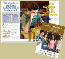 CAMPAIGN: A business-education coalition in New Jersey that is backing the state's efforts to raise standards for high school graduation is taking its case to the public with these ads.
